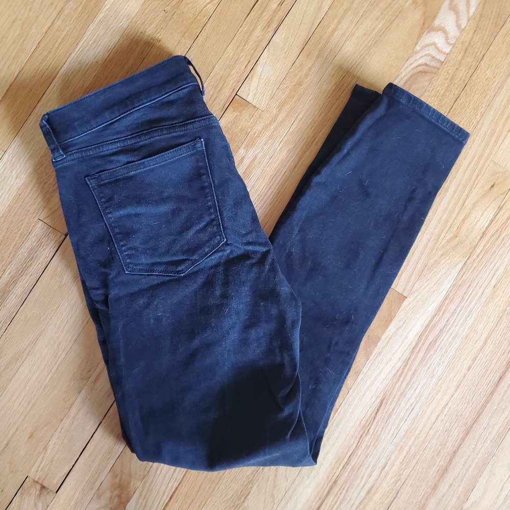 J. Crew black stretch denim jeans 29